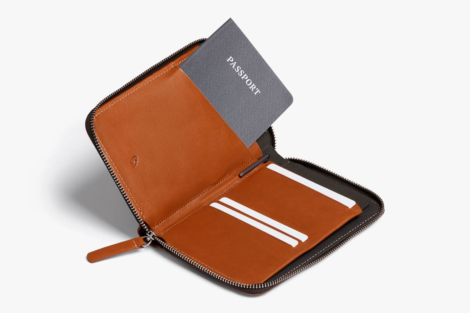 Travel Folio Leather Passport & Document Wallet thumbnail 3