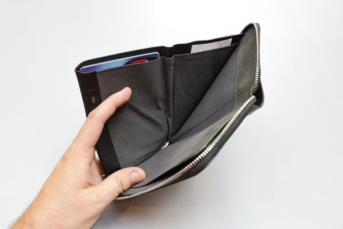 Travel Folio Leather Passport & Document Wallet thumbnail 4